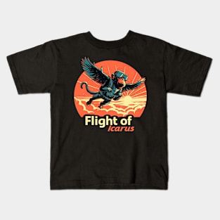 Flight of Icarus Iron Maiden monkey Kids T-Shirt